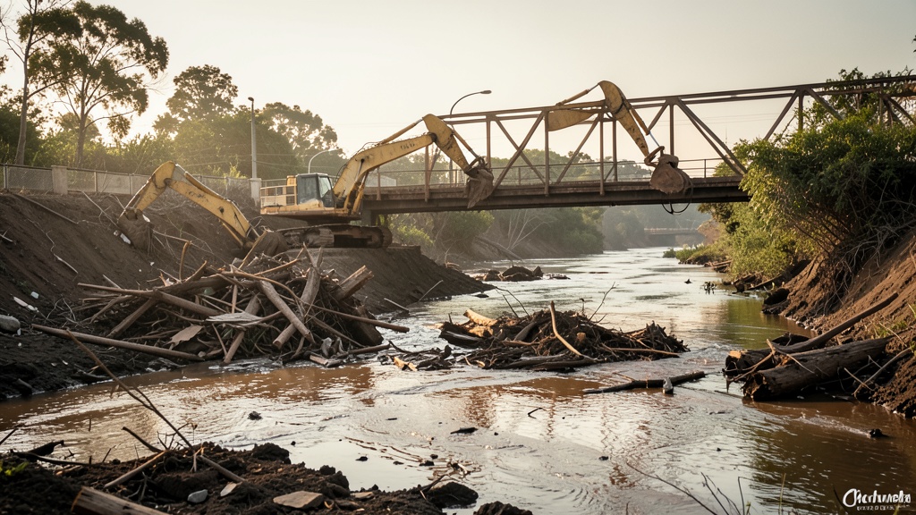 Prefectura del Guayas inicia obra para renovar el puente Churute en Naranjal
