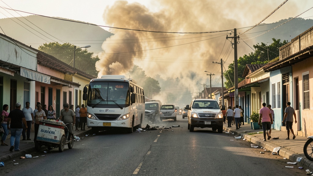Choque entre bus y camión en Naranjal deja 17 heridos