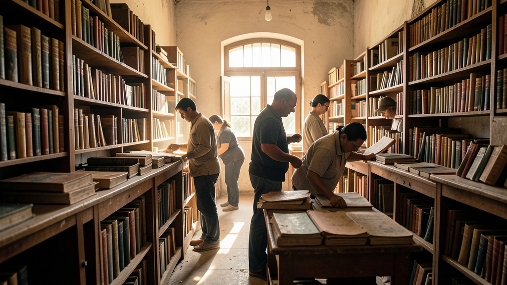 Biblioteca Municipal de Guayaquil lanza clínica para restaurar libros y darles nueva vida