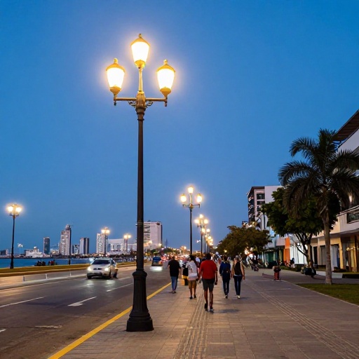 Malecón Simón Bolívar recupera energía tras falla externa en red pública