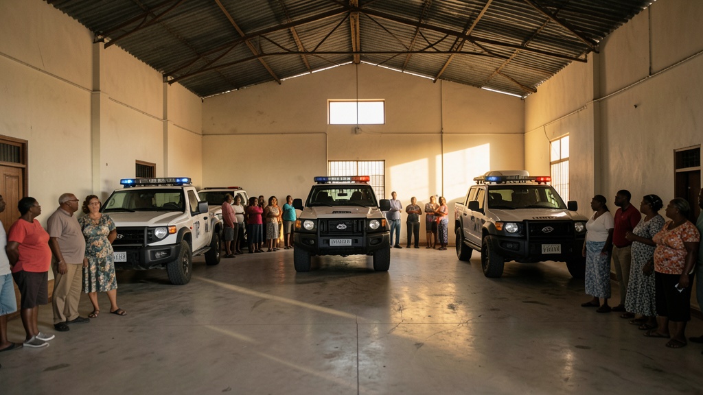 Mesa de seguridad y brigada social en Naranjal: 600 beneficiados y patrulleros entregados