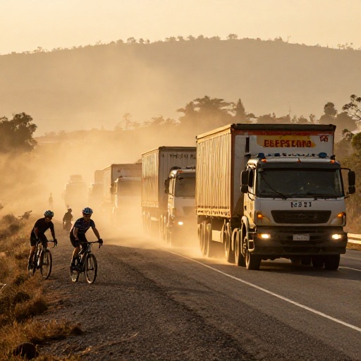 Cierre total de la E35 entre Tulcán y Cotacachi por Vuelta Ciclística al Ecuador