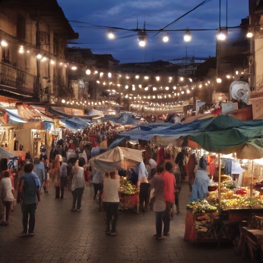 Alcaldía de Naranjal renueva iluminación LED en el Mercado Frontera Plaza Shopping Center