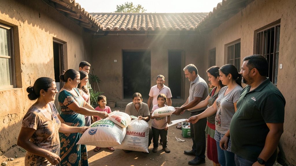 MIES entregó kits a familia de Naranjal tras incendio en El Mirador