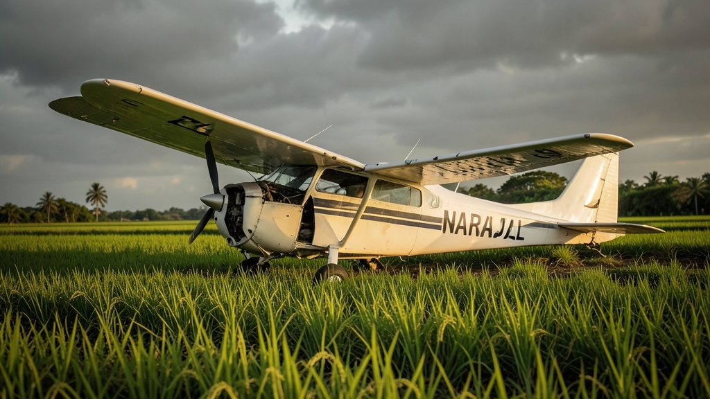 Piloto fallece en Naranjal tras estrellarse avioneta de fumigación