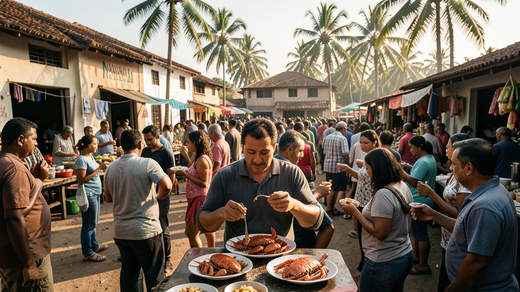 Naranjal recibe 30 mil visitantes en su festival gastronómico del cangrejo rojo