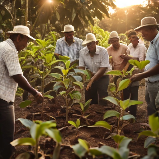 Prefectura del Guayas y Naranjal entregan plantas de cacao gratis a agricultores locales