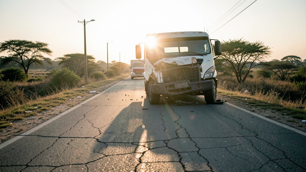 Choque entre camión y tráiler cierra Panamericana en Naranjal; no hay muertos