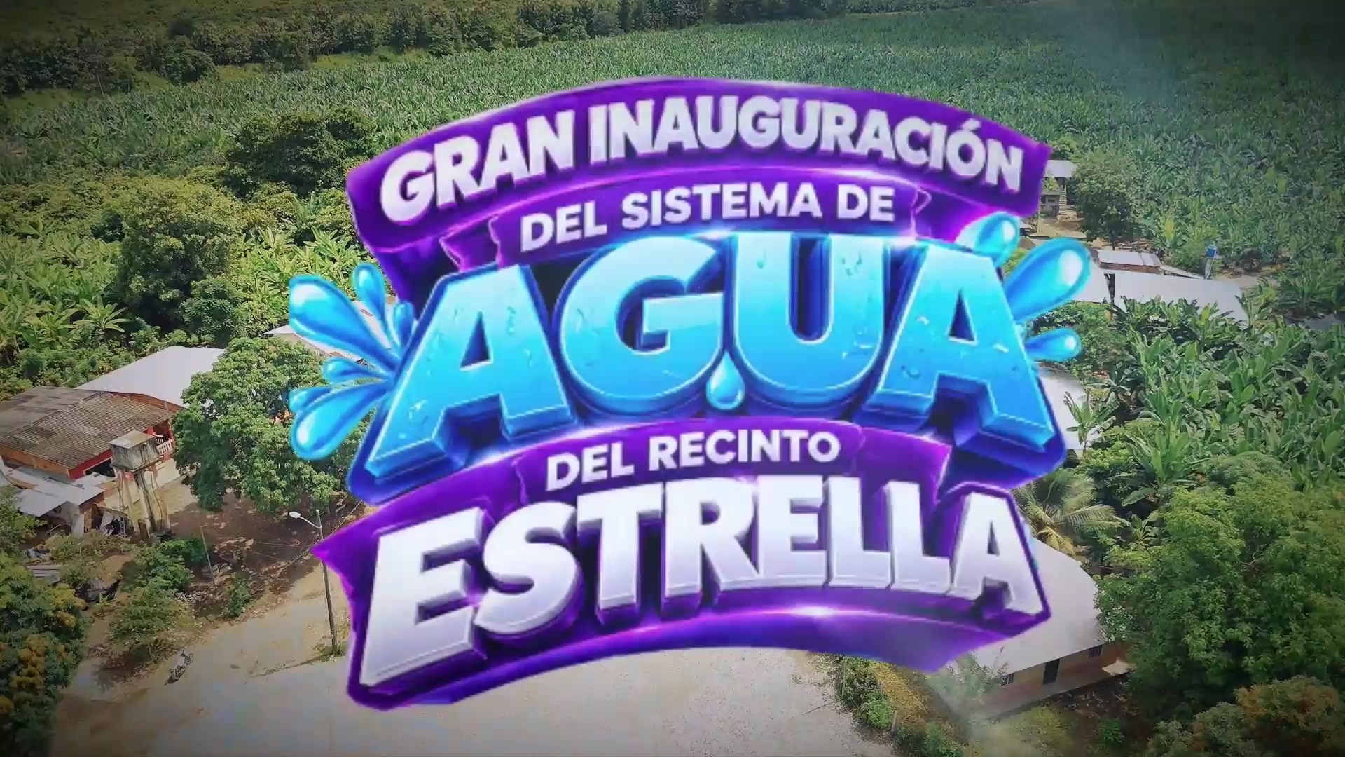 Naranjal inaugura pozo profundo y tanque elevado para mejorar el abastecimiento hídrico