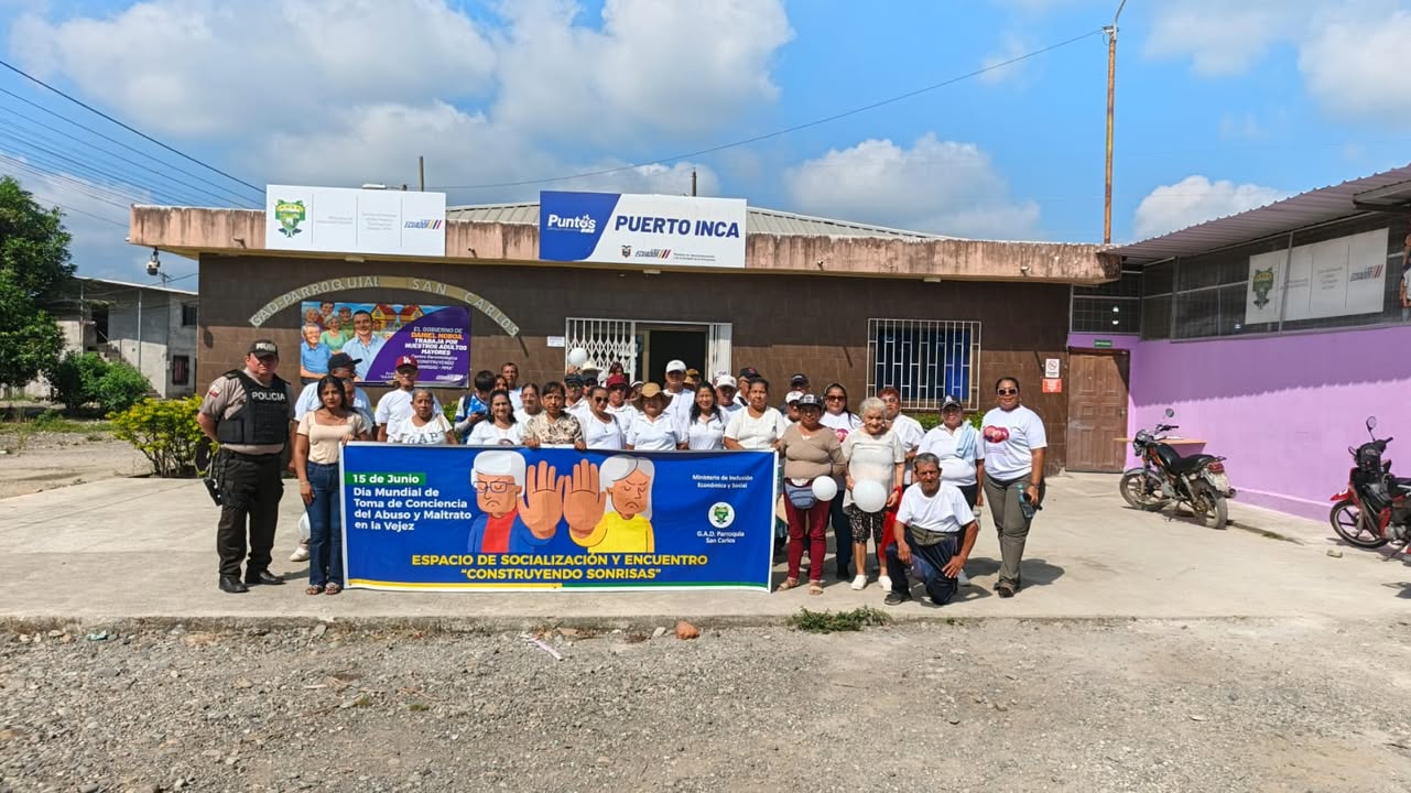 Adultos mayores de San Carlos marchan por la Panamericana por el Día Mundial contra el Abuso
