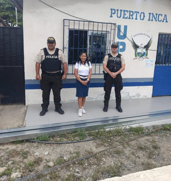 Policía Nacional fortalece infraestructura del UPC en Puerto Inca con entrega de materiales