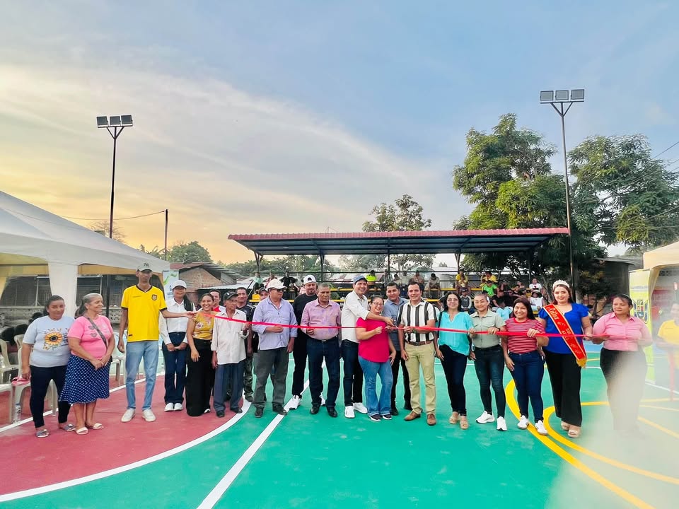 Inauguran espacio deportivo en Buenos Aires, Santa Rosa de Flandes