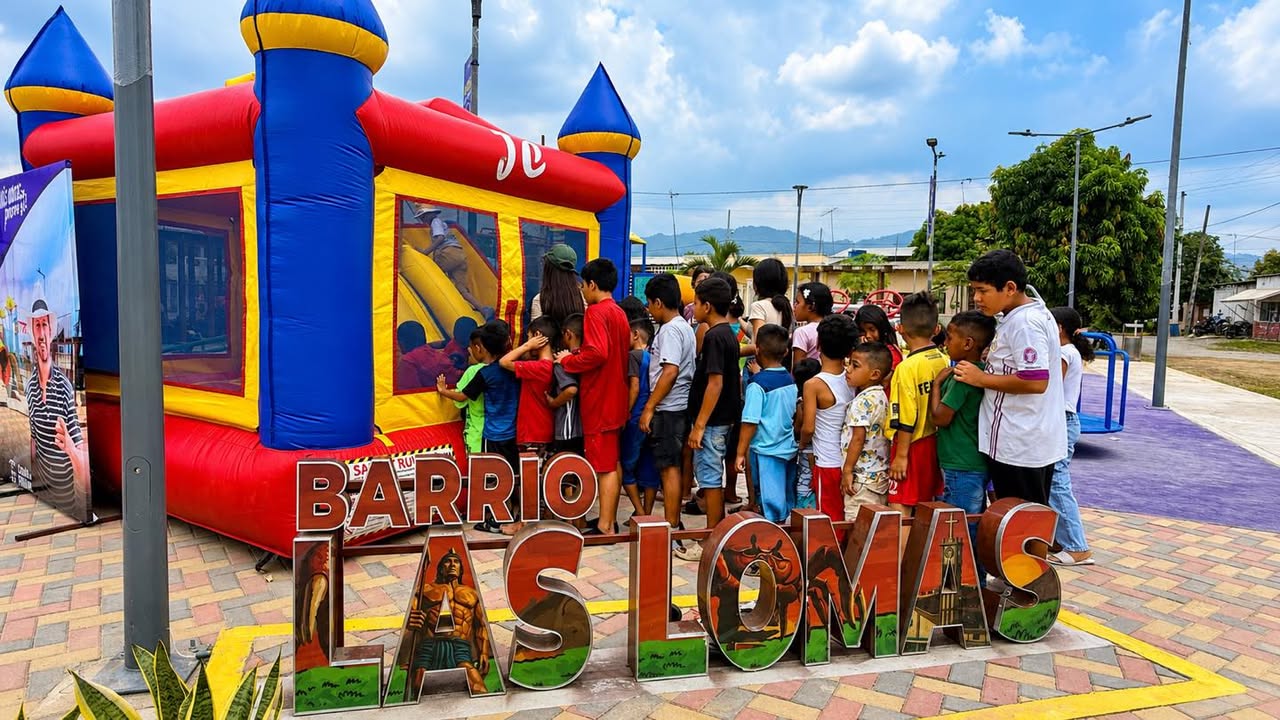 Inauguran nuevo Parque Infantil en Las Lomas para fortalecer la convivencia comunitaria