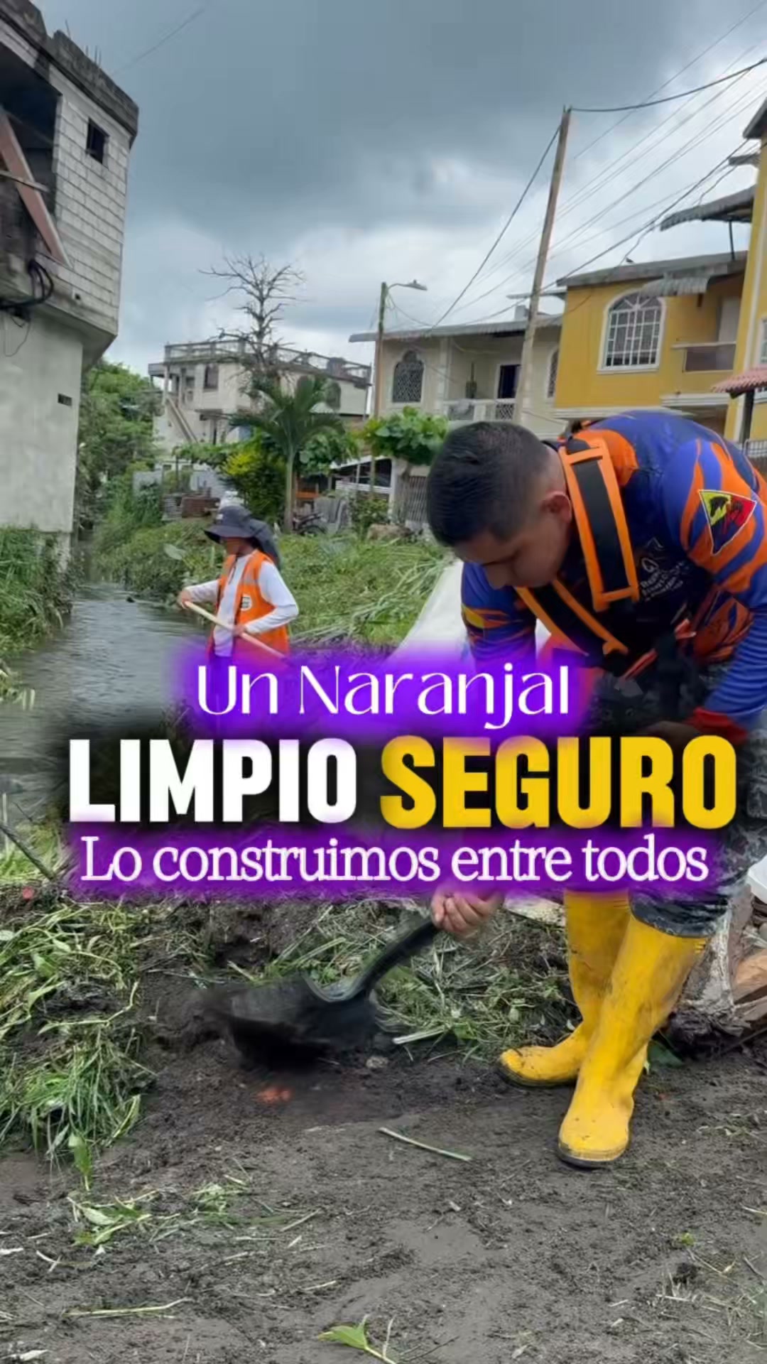 Naranjal advierte: tirar escombros en esteros aumenta el riesgo de inundaciones