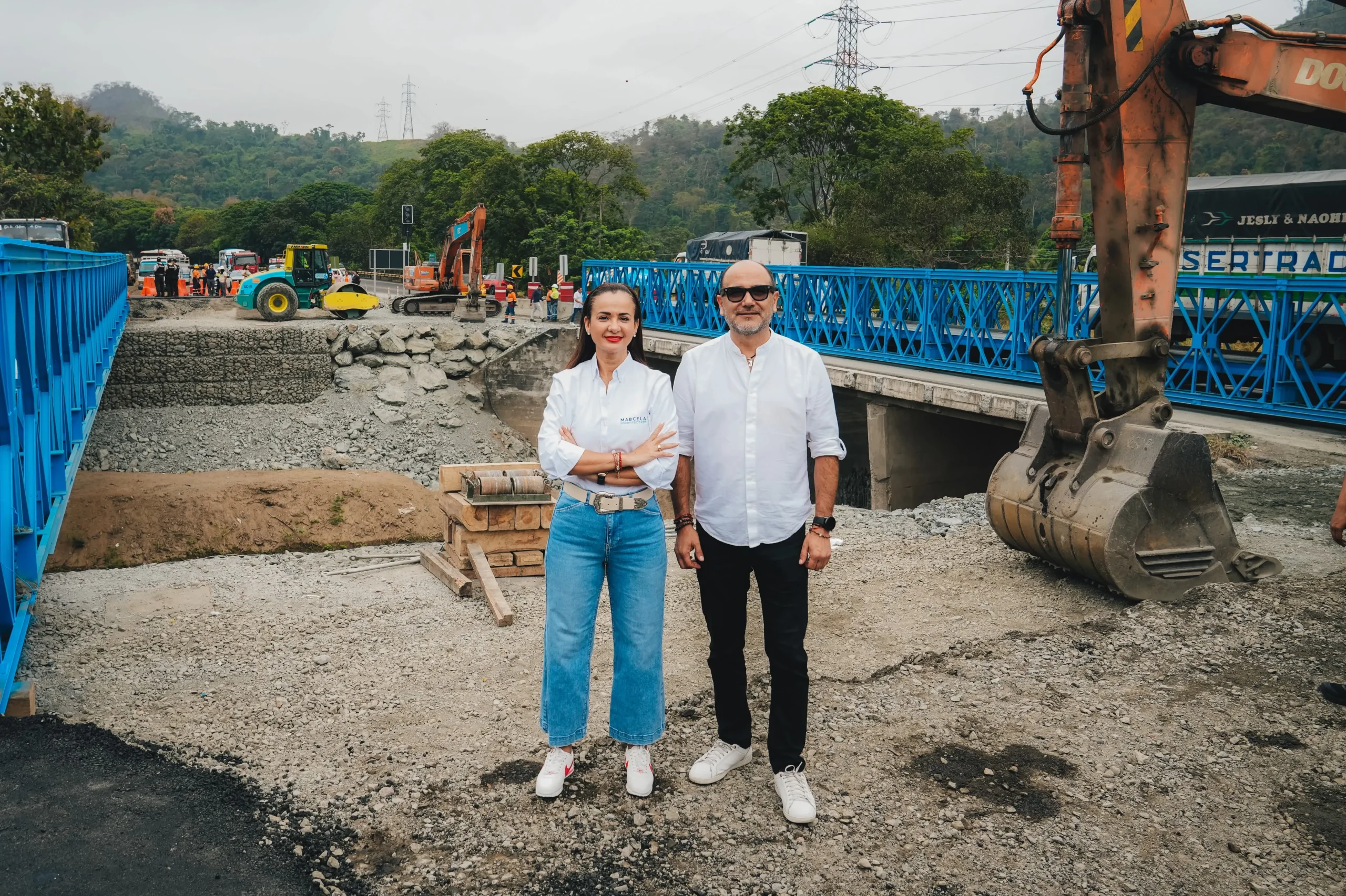 Prefectura entrega segundo puente Bailey en Churute y habilita vía Puerto Inca-Naranjal