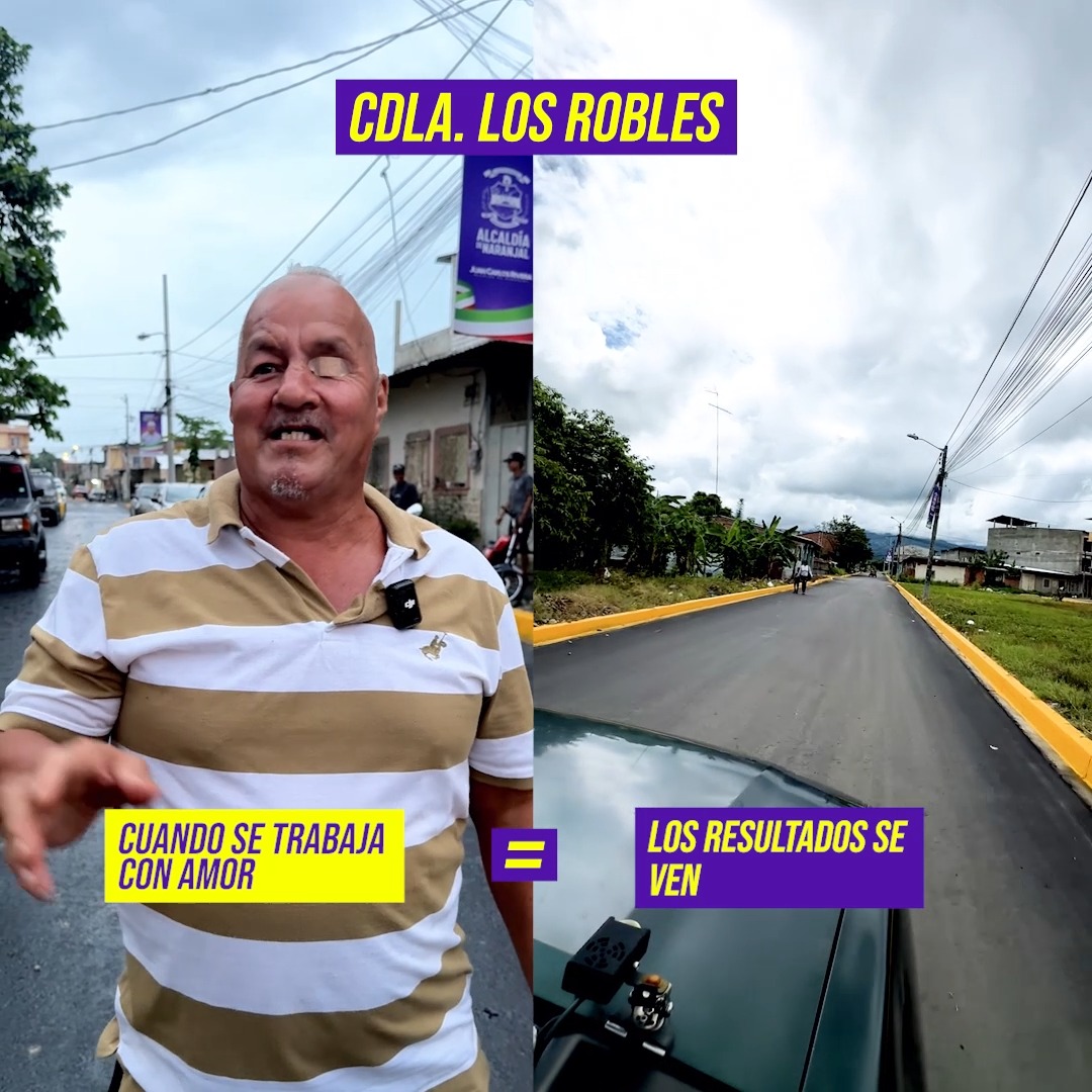 Asfaltan 1,2 km en la Cdla. Los Robles de Naranjal para mejorar el tránsito