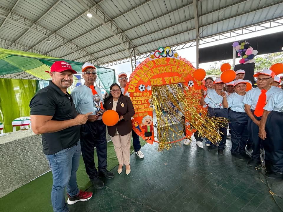 Alcaldía de Naranjal celebra Olimpiadas Gerontológicas con 293 adultos mayores beneficiados
