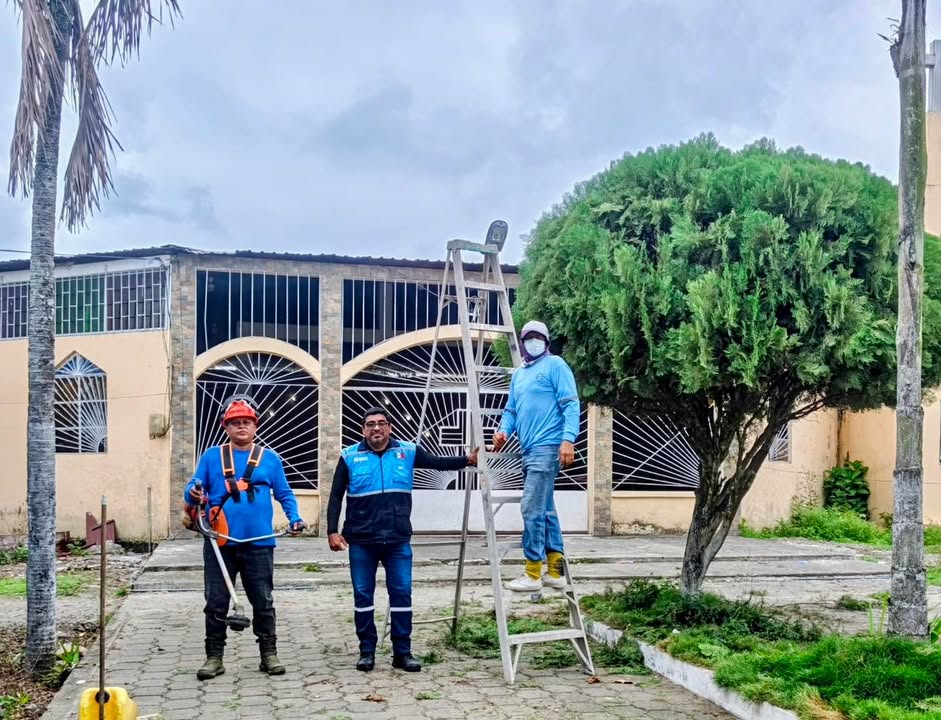Alcaldía de Naranjal mantiene limpieza y orden en recintos rurales clave