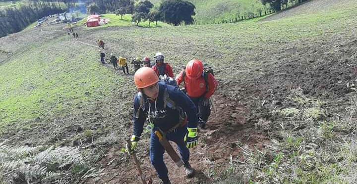 Bomberos del Guayas completan formación en cartografía forestal en Bolívar