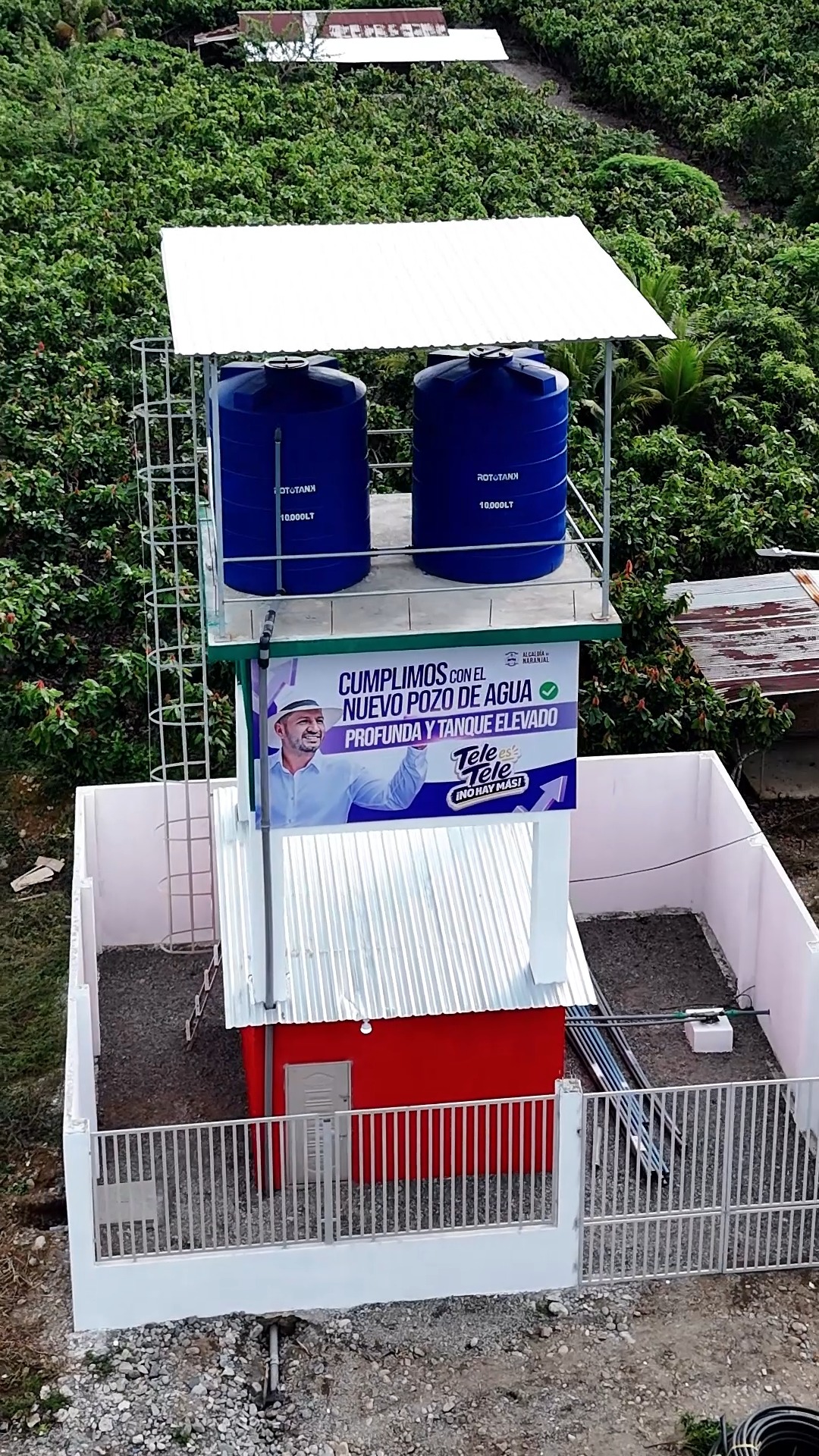 Naranjal inaugura hoy pozo profundo y tanque elevado para Guayasaca