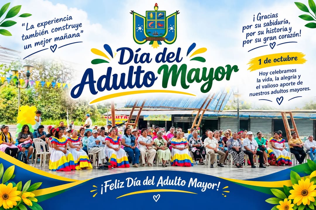 Santa Rosa de Flandes celebra el Día del Adulto Mayor con un homenaje