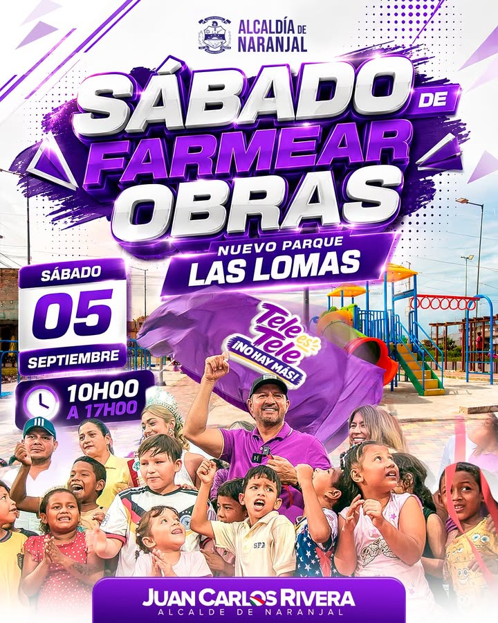 Inauguran Nuevo Parque Las Lomas este sábado con jornada familiar y obras