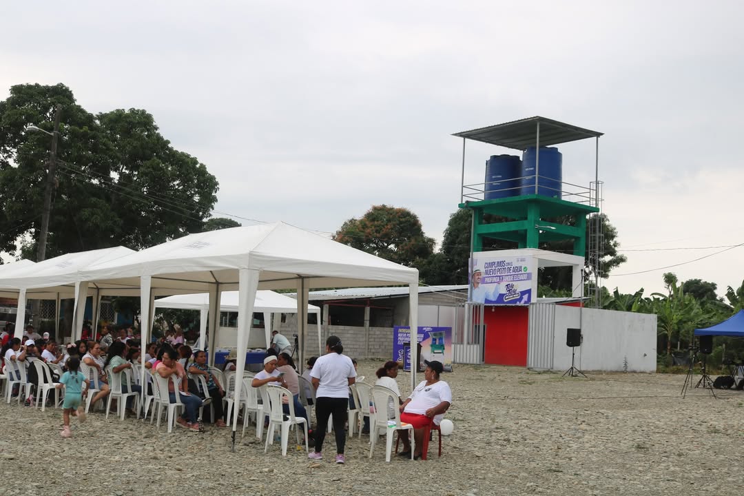 Naranjal celebra con tradición e innovación la entrega del nuevo pozo de agua profunda